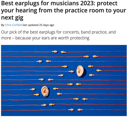 Blog: Earasers No. 1 Earplug 2023 by Musicradar.com