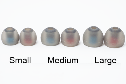 Silicone Tips for Zen Universal Fit IEMs - 3 Pair Pack - Earasers.Shop