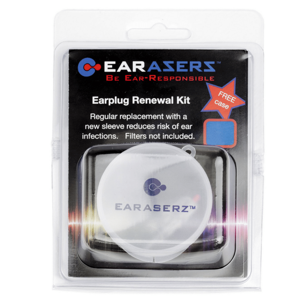 Earasers Renewal Kit w/ Waterproof Carry Case